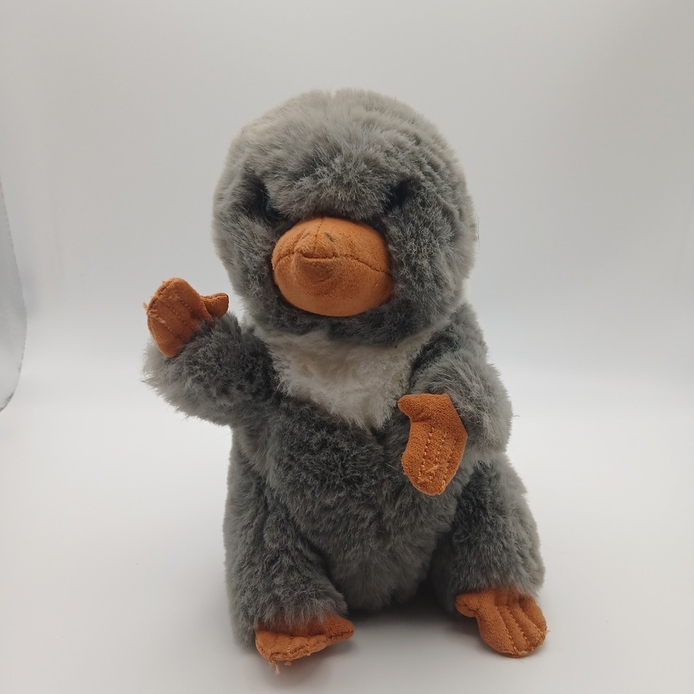 Fantastic Beasts Wizarding World of Harry Potter Gray Baby Niffler 6" Plush Toy